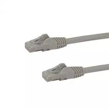 StarTech.com 10 m Καλώδιο Ethernet CAT6 – Γκρι – Γραμμή Gigabit Ethernet CAT 6 – 250 MHz 100 W PoE RJ45 UTP Καλώδιο Δικτύου/Patch, προστασία από σπάσιμο με ανακούφιση τάσης, ελεγμένο μεμονωμένα