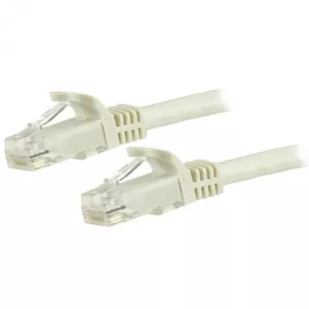 StarTech.com 5m Καλώδιο Ethernet CAT6 - Λευκό, Καλώδιο Gigabit Ethernet CAT 6 - 250MHz 100W PoE RJ45 UTP Καλώδιο Δικτύου/Patch, snagless με ανακούφιση τάσης, ελεγμένο μεμονωμένα