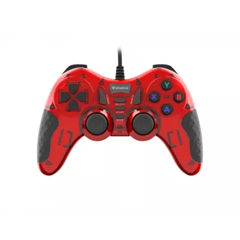 GENESIS MANGAN 200 Κόκκινο USB 2.0 Gamepad Αναλογικό / Ψηφιακό PC