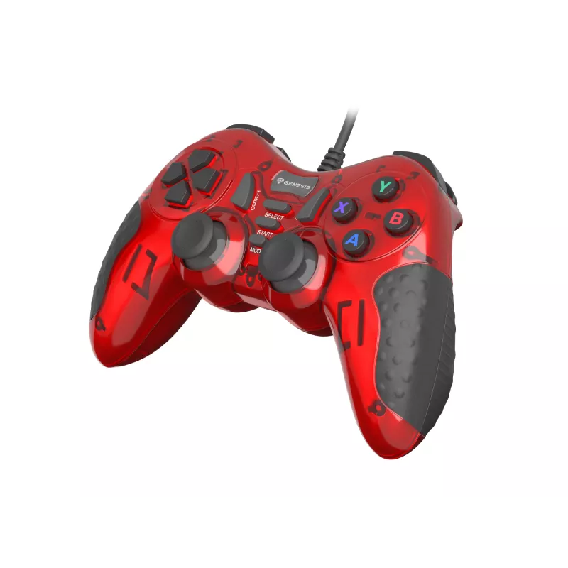 GENESIS MANGAN 200 Κόκκινο USB 2.0 Gamepad Αναλογικό / Ψηφιακό PC