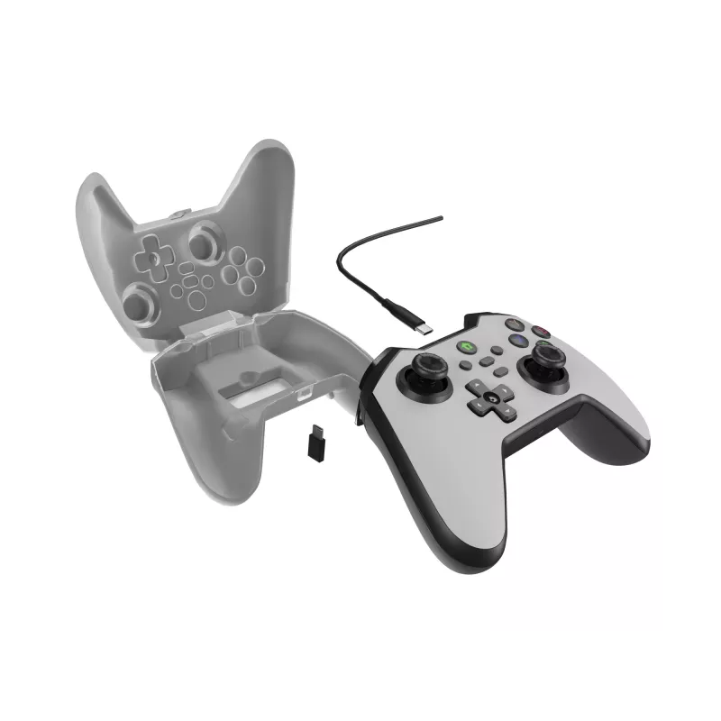 GENESIS Mangan 300 Λευκό USB Gamepad Αναλογικό / Ψηφιακό Android, Nintendo Switch, PC