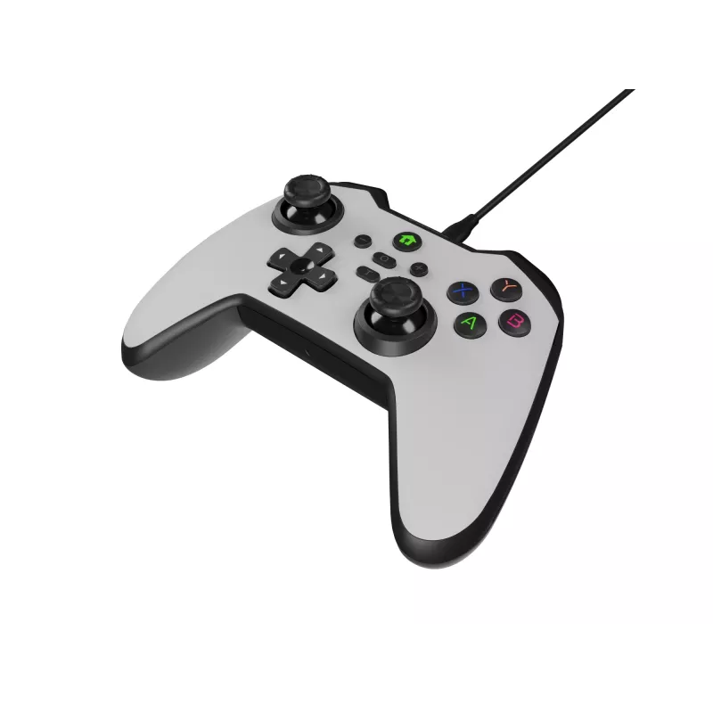 GENESIS Mangan 300 Λευκό USB Gamepad Αναλογικό / Ψηφιακό Android, Nintendo Switch, PC