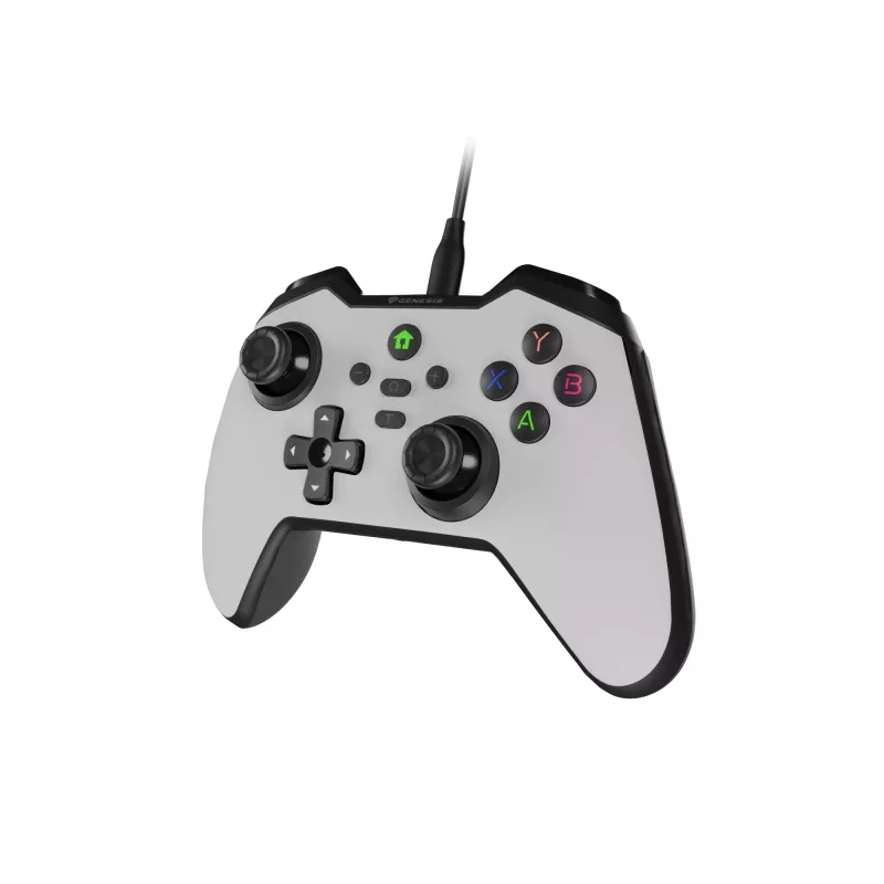 GENESIS Mangan 300 Λευκό USB Gamepad Αναλογικό / Ψηφιακό Android, Nintendo Switch, PC