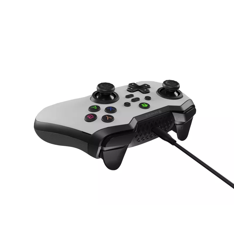 GENESIS Mangan 300 Λευκό USB Gamepad Αναλογικό / Ψηφιακό Android, Nintendo Switch, PC
