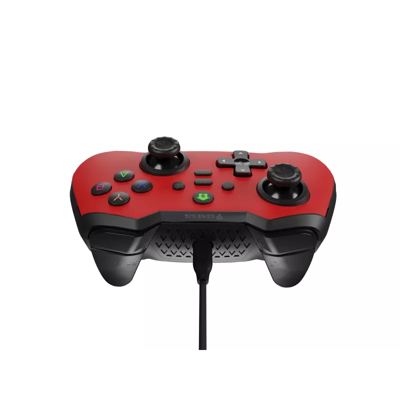 GENESIS Mangan 300 Κόκκινο USB Gamepad Αναλογικό / Ψηφιακό Android, Nintendo Switch, PC