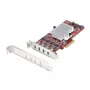 StarTech.com Κάρτα PCIe USB Type-C 4 θυρών, USB 3.2 10Gbps, Κάρτα επέκτασης USB-C PCI Express, 4x ανεξάρτητοι ελεγκτές USB, Windows/Linux/macOS, TAA-συμβατό