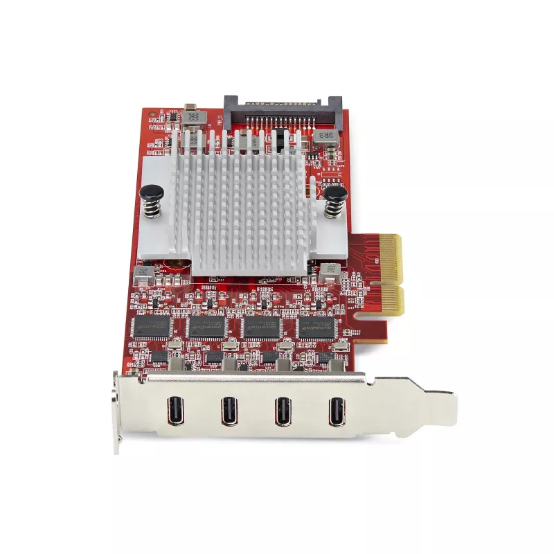StarTech.com Κάρτα PCIe USB Type-C 4 θυρών, USB 3.2 10Gbps, Κάρτα επέκτασης USB-C PCI Express, 4x ανεξάρτητοι ελεγκτές USB, Windows/Linux/macOS, TAA-συμβατό