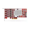 StarTech.com Κάρτα PCIe USB Type-C 4 θυρών, USB 3.2 10Gbps, Κάρτα επέκτασης USB-C PCI Express, 4x ανεξάρτητοι ελεγκτές USB, Windows/Linux/macOS, TAA-συμβατό