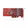 StarTech.com Κάρτα PCIe USB Type-C 4 θυρών, USB 3.2 10Gbps, Κάρτα επέκτασης USB-C PCI Express, 4x ανεξάρτητοι ελεγκτές USB, Windows/Linux/macOS, TAA-συμβατό