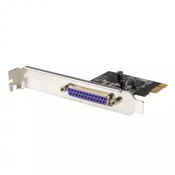 StarTech.com Κάρτα PCIe 1 Θύρας Παράλληλης - Κάρτα προσαρμογέα PCI Express σε Παράλληλη DB25 - Επέκταση Desktop Ελεγκτής LPT για Εκτυπωτές, Σαρωτές & Plotter - SPP/ECP - Standard/Low Profile