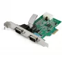 StarTech.com Προσαρμογέας Σειριακής RS232 PCI Express 2 Θυρών - Σειριακός Host-Controller PCIe RS232 - Κάρτα PCIe σε Διπλή Σειριακή DB9 - 16950 UART - Κάρτα επέκτασης - Windows & Linux