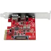 StarTech.com Κάρτα PCIe 2 Θυρών 10Gbps USB-A & USB-C – Κάρτα προσαρμογέα Host-Controller USB 3.2 Gen 2 PCI Express Type C/A – Κάρτα επέκτασης USB 3.2 Gen 2x1 PCIe – Windows, macOS, Linux