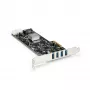 StarTech.com Κάρτα PCIe 4 Θυρών USB 3.0 με 4 αποκλειστικά κανάλια 5 Gbit/s (USB 3.1 Gen 1) – UASP – Τροφοδοσία SATA/LP4 – Κάρτα προσαρμογέα PCI-Express