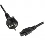 StarTech.com Καλώδιο ρεύματος laptop 1m, EU-Schuko σε C5, 2,5 A, 250 V, 18AWG, Καλώδιο AC αντικατάστασης notebook/laptop, Καλώδιο τροφοδοτικού, Καλώδιο φόρτισης laptop, Καλώδιο ρεύματος clover/Mickey Mouse