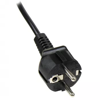 StarTech.com Καλώδιο ρεύματος laptop 1m, EU-Schuko σε C5, 2,5 A, 250 V, 18AWG, Καλώδιο AC αντικατάστασης notebook/laptop, Καλώδιο τροφοδοτικού, Καλώδιο φόρτισης laptop, Καλώδιο ρεύματος clover/Mickey Mouse
