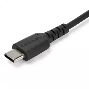 StarTech.com 2m καλώδιο φόρτισης USB A σε USB C – Ανθεκτικό καλώδιο γρήγορης φόρτισης και συγχρονισμού USB 2.0 σε USB Type-C – Ανθεκτικό περίβλημα TPE ίνες αραμιδίου M/M 3A Μαύρο – Samsung S10, iPad Pro, Pixel