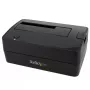 StarTech.com Single Bay USB 3.0 σε SATA Σταθμός σύνδεσης σκληρών δίσκων, USB 3.0 (5 Gbit/s) Σταθμός σύνδεσης σκληρών δίσκων, εξωτερικός σταθμός σύνδεσης 2,5/3,5 ιντσών SATA I/II/III HDD/SSD, υποδοχή σκληρού δίσκου Top-Loading