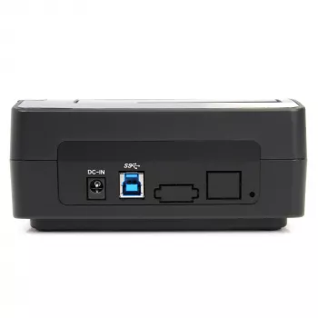 StarTech.com Single Bay USB 3.0 σε SATA Σταθμός σύνδεσης σκληρών δίσκων, USB 3.0 (5 Gbit/s) Σταθμός σύνδεσης σκληρών δίσκων, εξωτερικός σταθμός σύνδεσης 2,5/3,5 ιντσών SATA I/II/III HDD/SSD, υποδοχή σκληρού δίσκου Top-Loading
