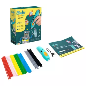 3Doodler Start Plus 3D στυλό 0,77 mm Τιρκουάζ, Κίτρινο