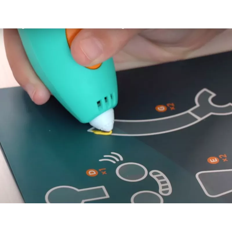 3Doodler Start Plus 3D στυλό 0,77 mm Τιρκουάζ, Κίτρινο