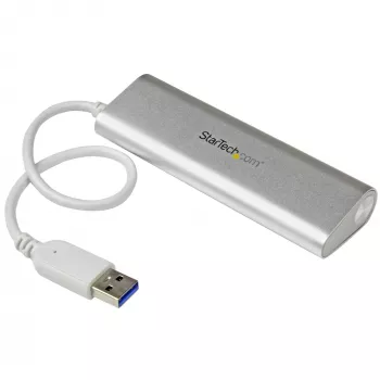 StarTech.com Hub USB 4 θυρών, USB A σε 4 θύρες USB-A, USB 5Gbps, ανθεκτικός σχεδιασμός, τροφοδοτούμενο από το bus, φορητό hub USB 3.0 για laptop
