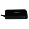 StarTech.com Φορητό Mini Hub USB 3.0 SuperSpeed 4 θυρών - Μαύρο~Φορητό Mini Hub USB 3.0 SuperSpeed 4 θυρών - 5Gbps - Μαύρο