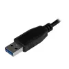 StarTech.com Φορητό Mini Hub USB 3.0 SuperSpeed 4 θυρών - Μαύρο~Φορητό Mini Hub USB 3.0 SuperSpeed 4 θυρών - 5Gbps - Μαύρο