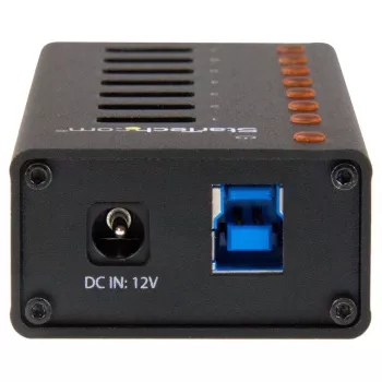 StarTech.com Hub USB 3.0 7 θυρών - Μεταλλικό περίβλημα για τοποθέτηση σε γραφείο ή τοίχο~Hub USB 3.0 7 θυρών (5Gbps) - Μεταλλικό περίβλημα για τοποθέτηση σε γραφείο ή τοίχο