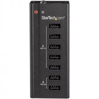 StarTech.com Σταθμός φόρτισης USB 7 θυρών με 5 θύρες x 1A και 2 θύρες x 2A