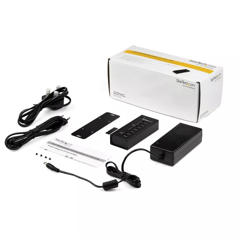 StarTech.com Σταθμός φόρτισης USB 7 θυρών με 5 θύρες x 1A και 2 θύρες x 2A