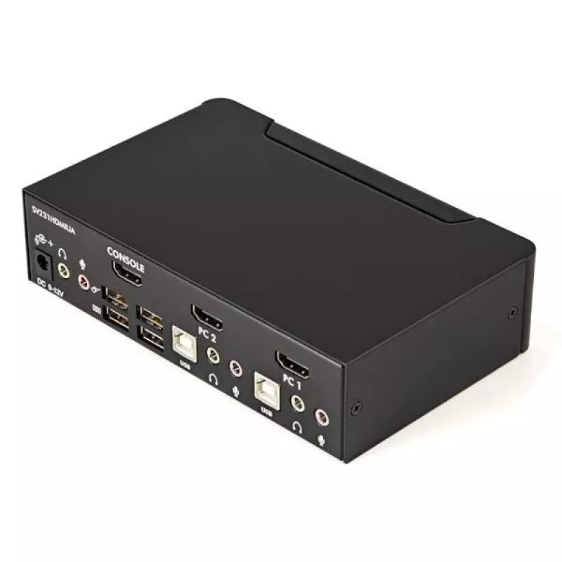 StarTech.com Διακόπτης KVM USB HDMI 2 θυρών με ήχο και hub USB 2.0