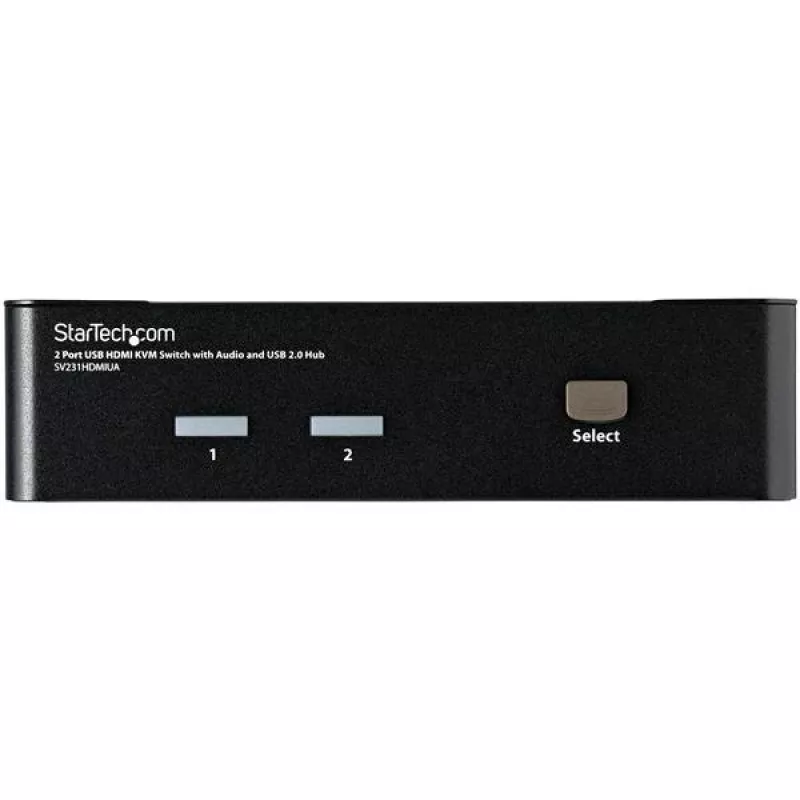 StarTech.com Διακόπτης KVM USB HDMI 2 θυρών με ήχο και hub USB 2.0