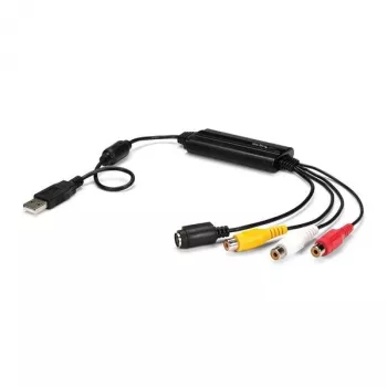 StarTech.com Καλώδιο προσαρμογέα βίντεο USB – Καλώδιο συσκευής εγγραφής βίντεο S-Video/Composite σε USB 2.0 SD – Υποστήριξη TWAIN – Μετατροπέας αναλογικού σε ψηφιακό για αποθήκευση πολυμέσων – Μόνο Windows