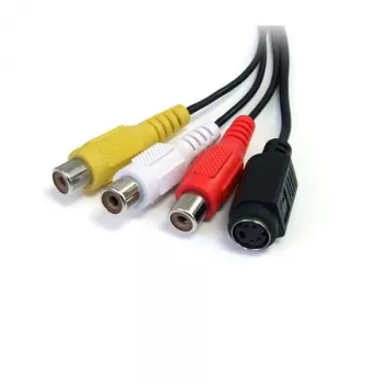 StarTech.com Καλώδιο προσαρμογέα βίντεο USB – Καλώδιο συσκευής εγγραφής βίντεο S-Video/Composite σε USB 2.0 SD – Υποστήριξη TWAIN – Μετατροπέας αναλογικού σε ψηφιακό για αποθήκευση πολυμέσων – Μόνο Windows