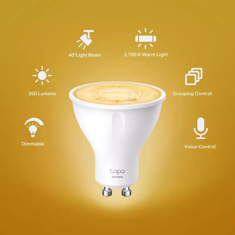 Έξυπνος λαμπτήρας TP-Link Tapo L610 Wi-Fi Dimmable Λευκό