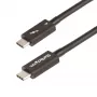 StarTech.com Καλώδιο Thunderbolt 4 3ft (1m) – 40 Gbit/s – 100 W PD – Βίντεο 4K/8K – Πιστοποιημένο από Intel καλώδιο Thunderbolt – Συμβατό με USB4/Thunderbolt 3/USB 3.2/USB Type-C/DisplayPort