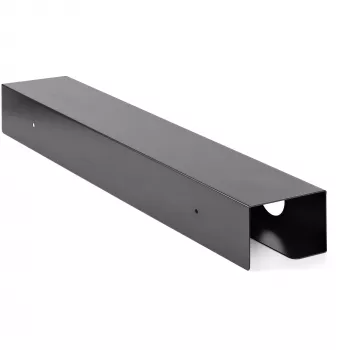 StarTech.com UDCMTRAY Δίσκος διαχείρισης καλωδίων για τοποθέτηση κάτω από το γραφείο, για γραφεία ρυθμιζόμενου ύψους, 60 x 11,4 x 7,6 cm, μαύρος