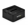 StarTech.com Σταθμός σύνδεσης διπλού bay USB 3.0 σε SATA και IDE σκληρούς δίσκους, Σταθμός σύνδεσης USB σκληρών δίσκων, εξωτερικός σταθμός σύνδεσης SSD/HDD 2,5/3,5 ιντσών SATA I/II/III και IDE (40-Pin), Θύρες σκληρών δίσκων Hot-Swap, Top-Loading
