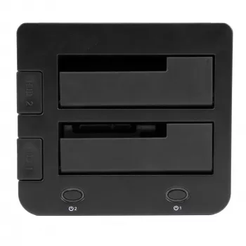 StarTech.com Σταθμός σύνδεσης διπλού bay USB 3.0 σε SATA και IDE σκληρούς δίσκους, Σταθμός σύνδεσης USB σκληρών δίσκων, εξωτερικός σταθμός σύνδεσης SSD/HDD 2,5/3,5 ιντσών SATA I/II/III και IDE (40-Pin), Θύρες σκληρών δίσκων Hot-Swap, Top-Loading
