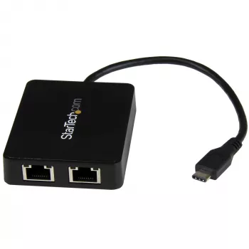 StarTech.com Προσαρμογέας USB-C σε Dual Gigabit Ethernet με θύρα USB (Type-A)