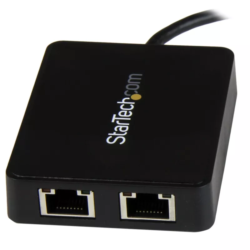 StarTech.com Προσαρμογέας USB-C σε Dual Gigabit Ethernet με θύρα USB (Type-A)