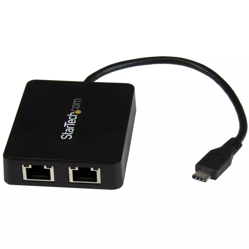 StarTech.com Προσαρμογέας USB-C σε Dual Gigabit Ethernet με θύρα USB (Type-A)