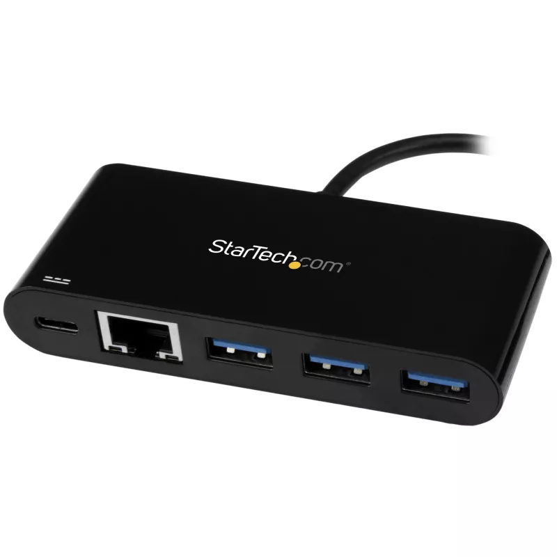 StarTech.com Προσαρμογέας USB-C σε Ethernet με Hub USB 3.0 3 θυρών και Power Delivery
