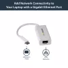 StarTech.com Προσαρμογέας USB-C σε Gigabit δικτύου - Λευκό, Ενσύρματο, USB Type-C, Ethernet, 5000 Mbit/s, Λευκό
