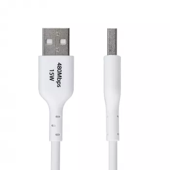 StarTech.com Καλώδιο φόρτισης USB-A σε USB-C 2m, Φόρτιση & Συγχρονισμός, 3A, USB 2.0, Επένδυση TPE - Λευκό καλώδιο φόρτισης USB