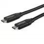 StarTech.com Καλώδιο USB-C σε USB-C με 5A PD – M/M – 1 m – USB 2.0 – Πιστοποιημένο USB-IF