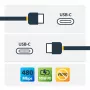 StarTech.com Καλώδιο USB-C σε USB-C με 5 A PD – M/M – Λευκό – 2 m – USB 2.0 – Πιστοποιημένο USB-IF