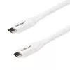 StarTech.com Καλώδιο USB-C σε USB-C με 5 A PD – M/M – Λευκό – 2 m – USB 2.0 – Πιστοποιημένο USB-IF