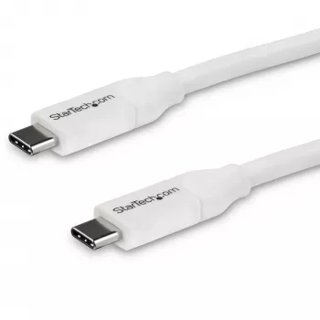 StarTech.com Καλώδιο USB-C σε USB-C με 5A PD - M/M - Λευκό - 4 m - USB 2.0 - Πιστοποιημένο USB-IF