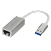 StarTech.com Προσαρμογέας δικτύου USB 3.0 σε Gigabit - Ασημί, Ενσύρματο, USB, Ethernet, 2000 Mbit/s, Ασημί